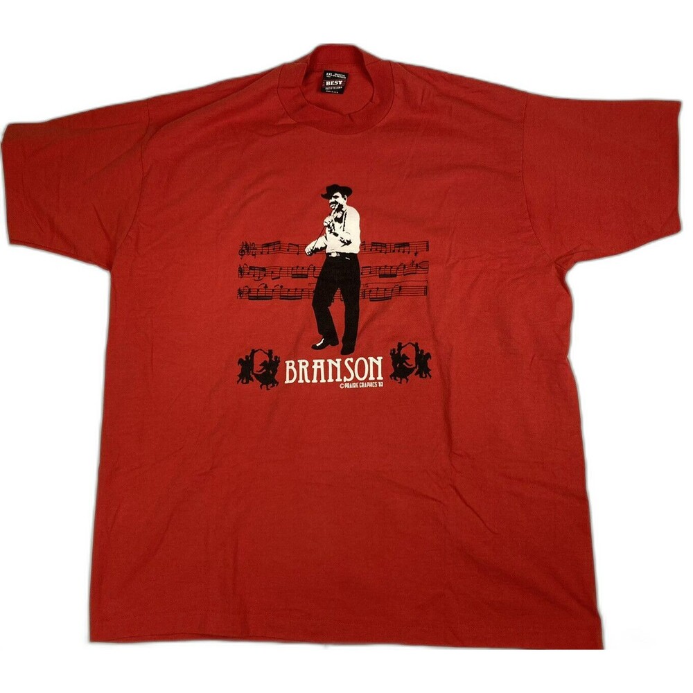 VTG Branson MO The Fiddler Souvenir T-Shirt 1993 FOTL Best Tag Size XXL US